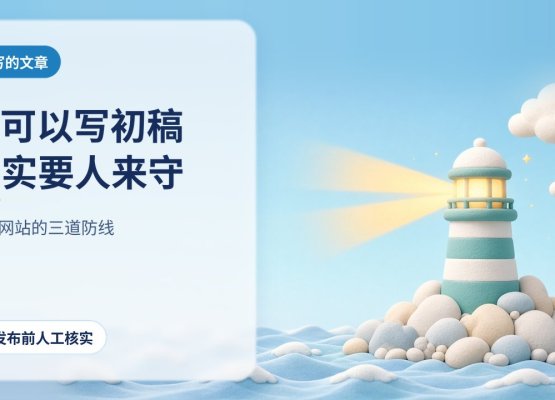 守住三道防线：一座软陶灯塔在海边发出三道柔和的光束