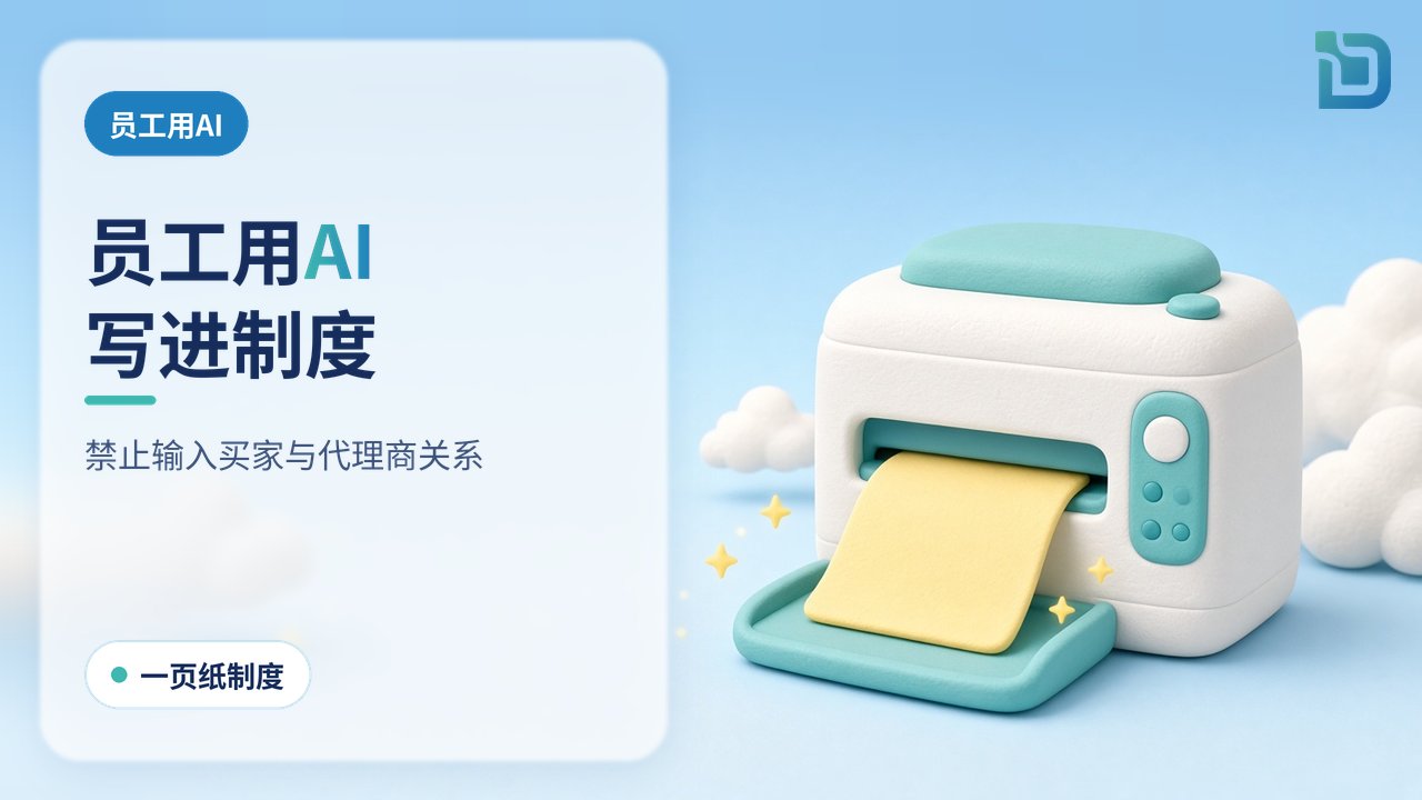 清单写进制度：一台软陶打印机打出一页空白制度纸