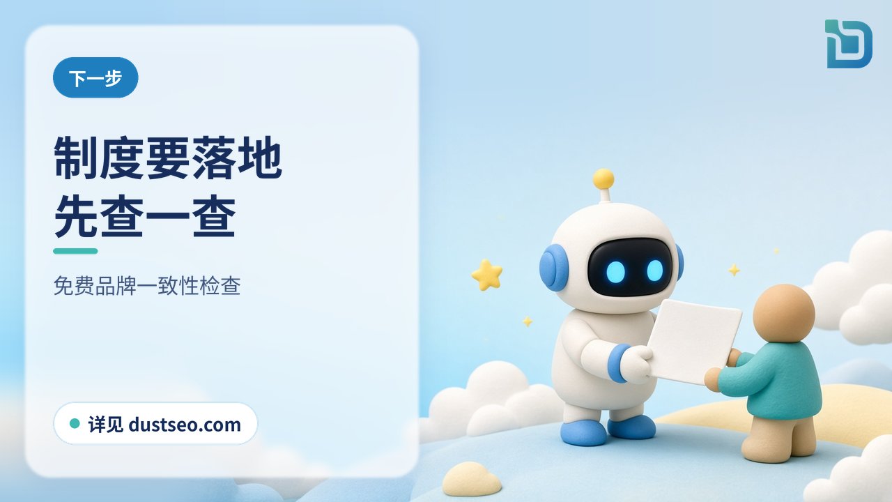制度要落地：白色小机器人把一页制度交给软陶小人